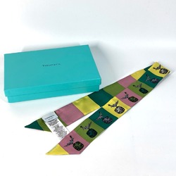 TIFFANY&Co. 72020936 Bird on a Rock Ribbon Scarf Bandeau Silk Women's Multicolor