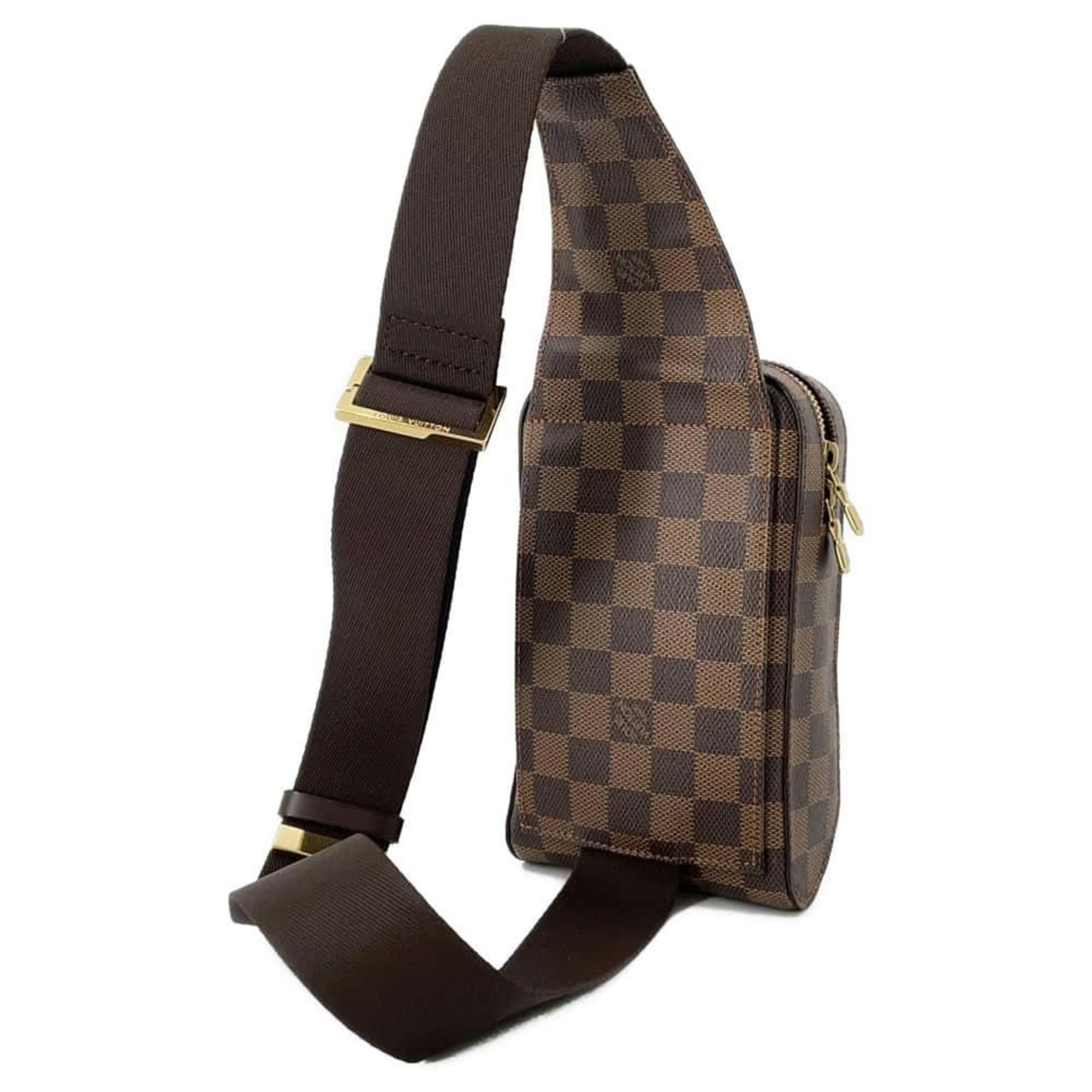 Louis Vuitton Body Bag Damier Ebene Geronimos N51994 LOUIS VUITTON Shoulder Waist Pouch