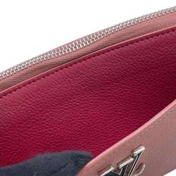 Louis Vuitton Long Wallet Zippy Lock Me Calf Leather M62949 LOUIS VUITTON Round