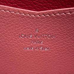 Louis Vuitton Long Wallet Zippy Lock Me Calf Leather M62949 LOUIS VUITTON Round