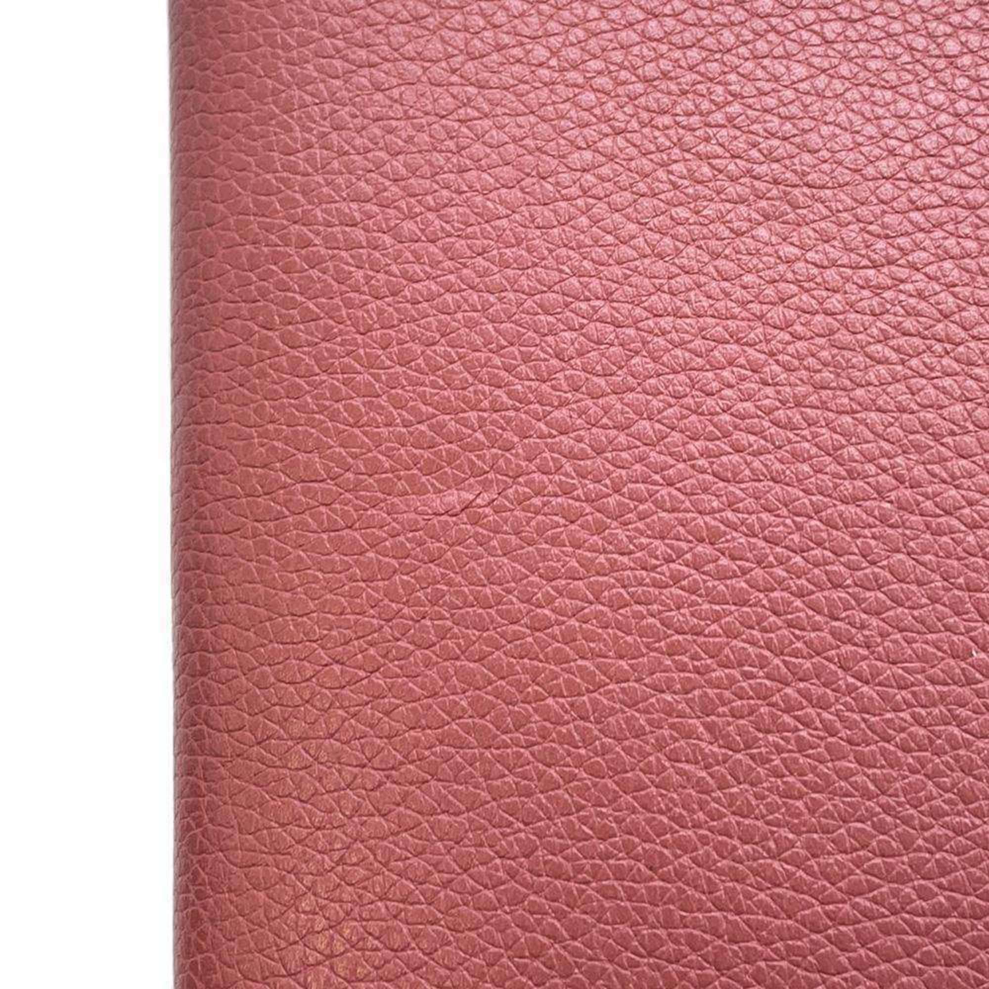 Louis Vuitton Long Wallet Zippy Lock Me Calf Leather M62949 LOUIS VUITTON Round