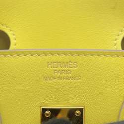 Hermes Birkin 25 Lime Pink Swift D Stamp HERMES Handbag