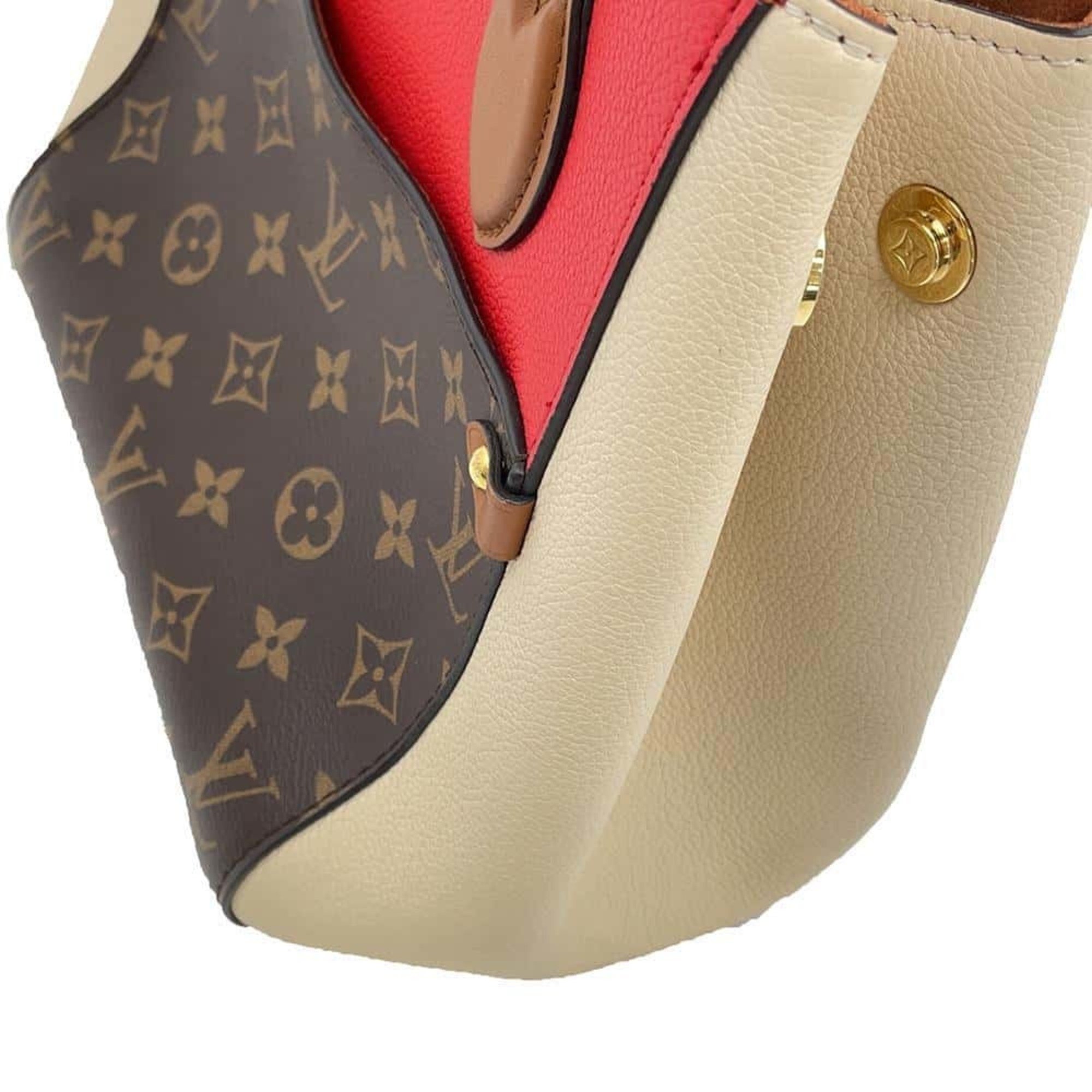 Louis Vuitton Handbag Fold Tote PM Monogram Calf Leather M45389 LOUIS VUITTON Shoulder Bag