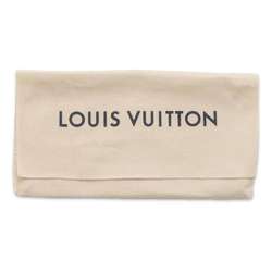 Louis Vuitton Long Wallet Aerogram Leather Zipper Vertical M81767 LOUIS VUITTON Black