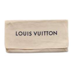 Louis Vuitton Long Wallet LV Vertical Taurillon Leather M81330 LOUIS VUITTON Black