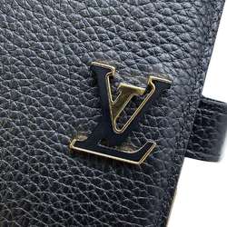 Louis Vuitton Long Wallet LV Vertical Taurillon Leather M81330 LOUIS VUITTON Black