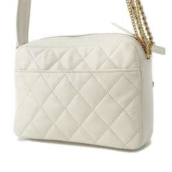 CHANEL Shoulder Bag Matelasse Coco Mark Small Camera AS2923 CAHNEL White