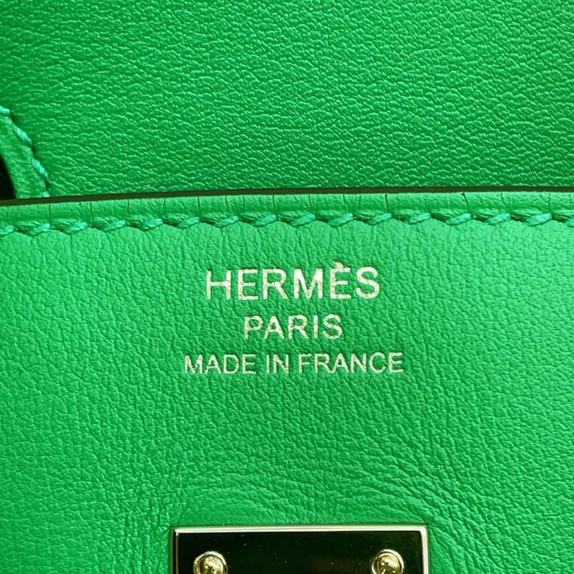 Hermes Birkin 25 Bamboo Swift Z Stamp HERMES Handbag