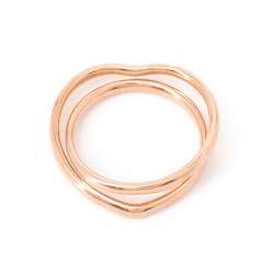 Hermes Ring Vertige Cool MM K18PG Pink Gold Size 51 HERMES Heart