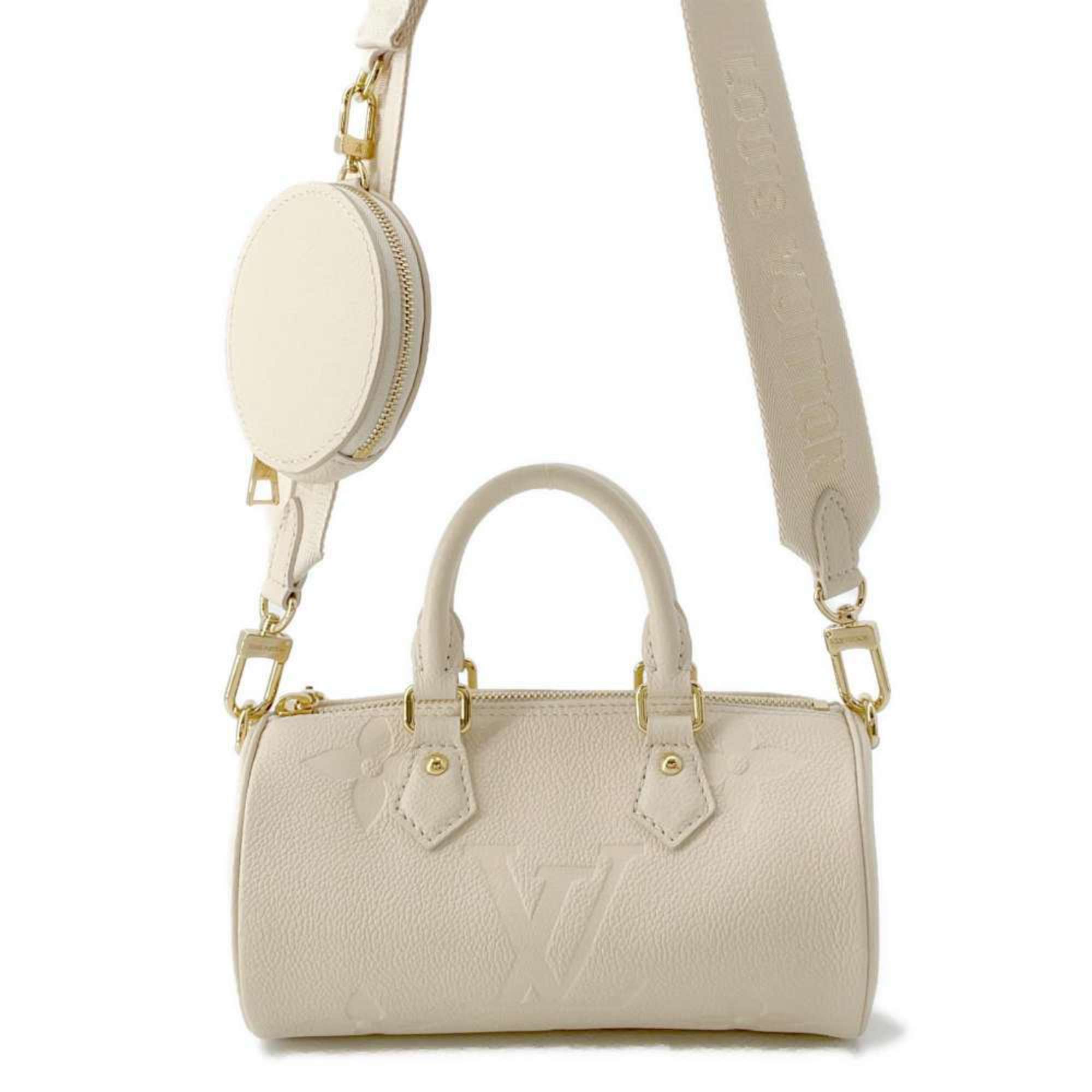 Louis Vuitton Handbag Monogram Empreinte Papillon BB M45994 2way Shoulder Bag Ivory