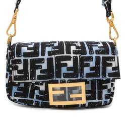 Fendi Body Bag Zucca Baguette Joshua Vides Collaboration Nylon 8BR784 Black