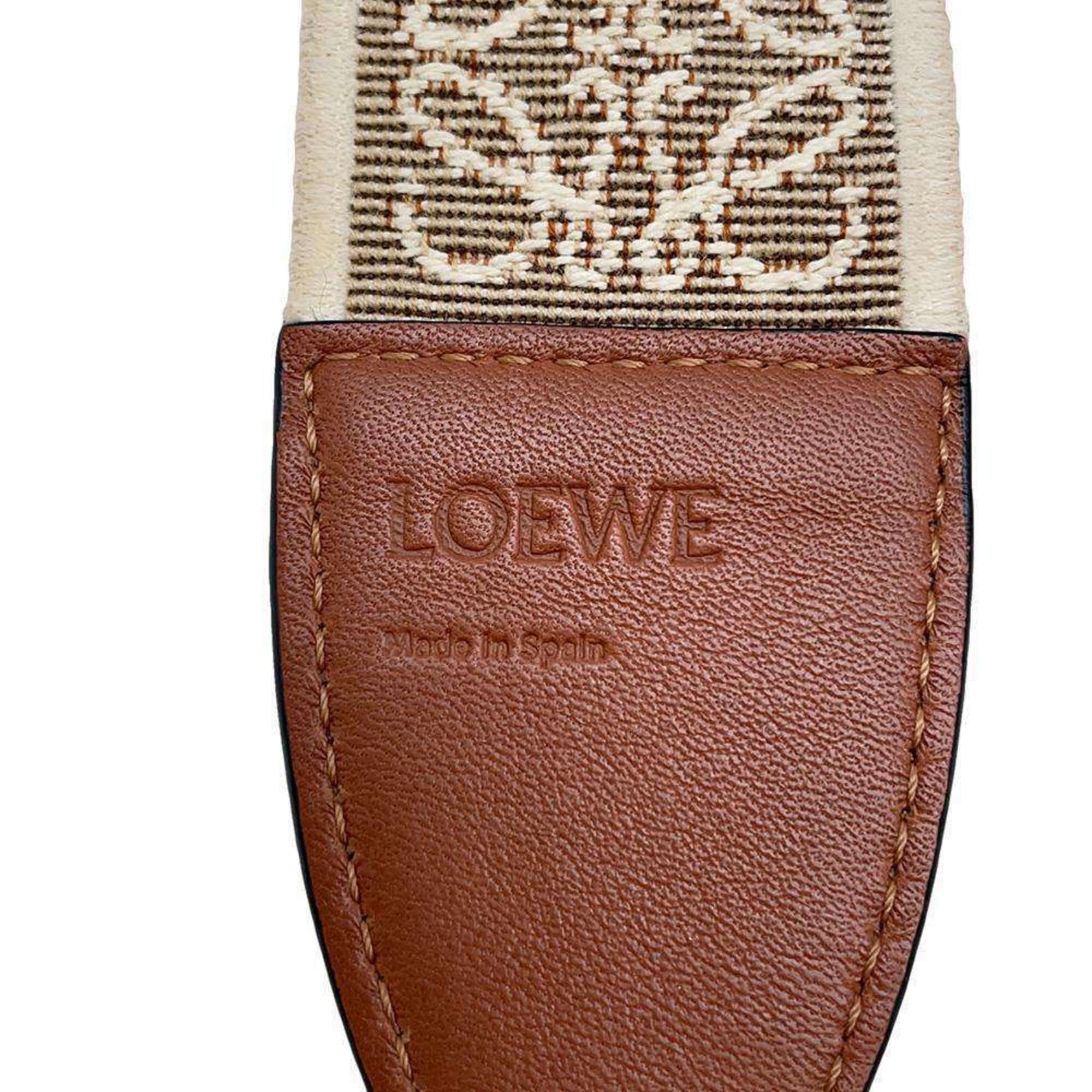 LOEWE Shoulder Strap Anagram Loop Canvas C886T90X01