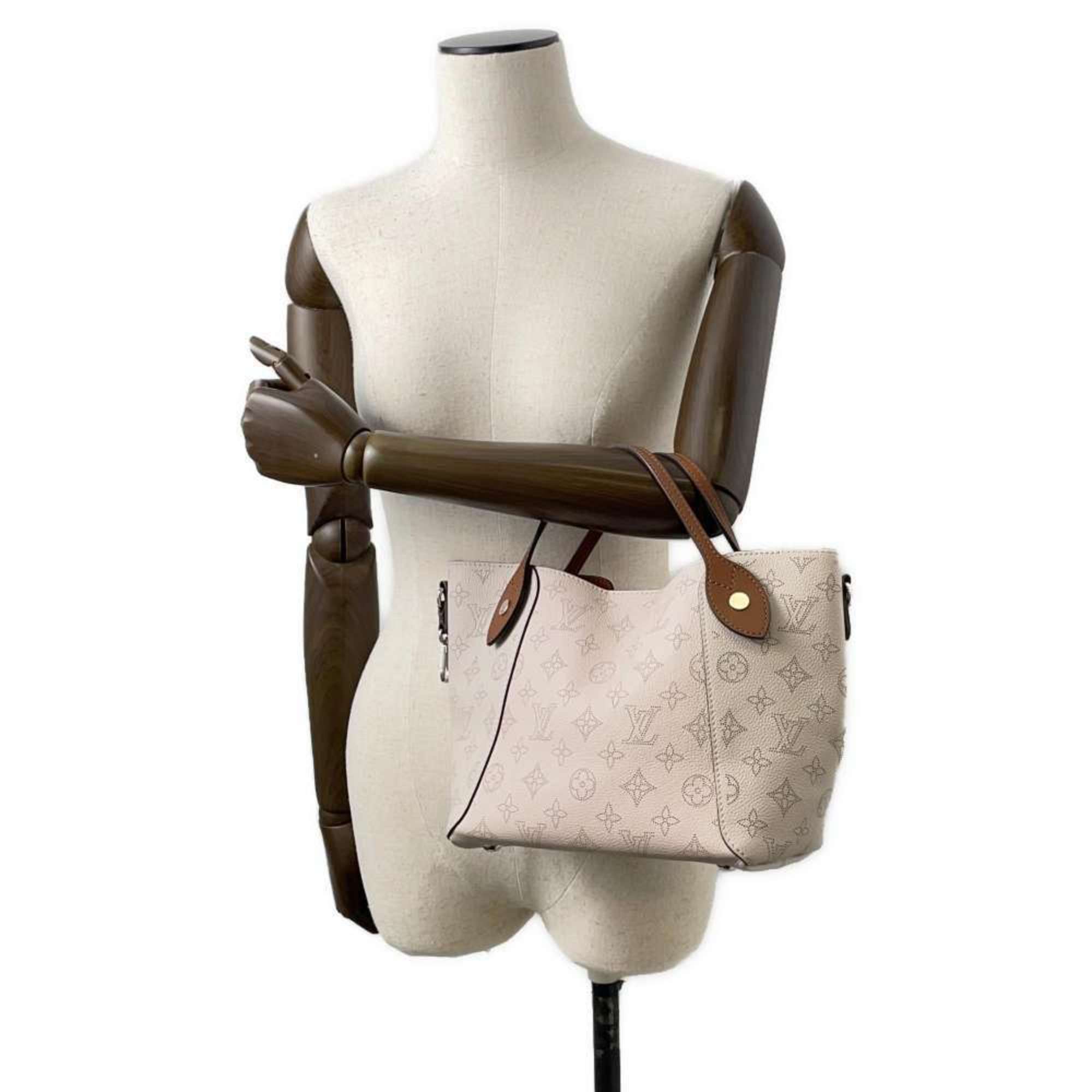 Louis Vuitton Handbag Monogram Mahina Hina PM M55551 LOUIS VUITTON 2way Shoulder Bag Greige