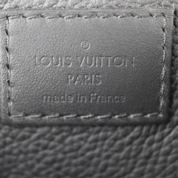 LOUIS VUITTON Louis Vuitton Take Off Sling Body Bag M57081 Grained Leather Noir Black LV Waist