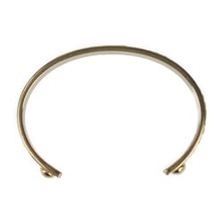 LOUIS VUITTON Louis Vuitton Jonck Wild LV Monogram Bangle M67784 Size M Metal White Gold Bracelet