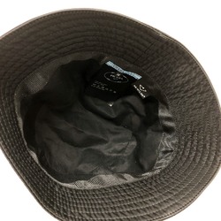 PRADA 1HC137 Triangle Bucket Hat, Nylon, Women's, Black