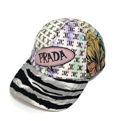 PRADA Prada Baseball Cap Cotton Men Women Multicolor