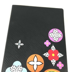 LOUIS VUITTON Louis Vuitton Epi Caixe Clemence Flower Design Stationery Memo Pad Notebook Leather Women's Black