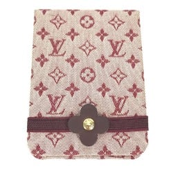 LOUIS VUITTON R20838 Monogram Carnet PM Memo Pad Stationery Notebook Canvas Women's Cerise Red