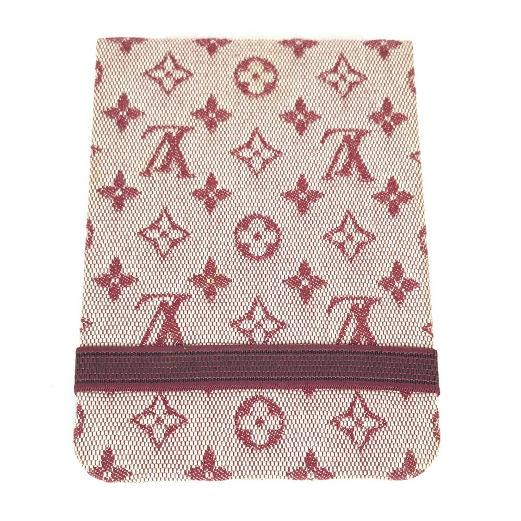 LOUIS VUITTON R20838 Monogram Carnet PM Memo Pad Stationery Notebook Canvas Women's Cerise Red