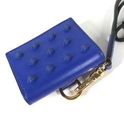 VERSACE Medusa Studded Airpods Case with Strap for Apple Earphones Leather Men's Blue