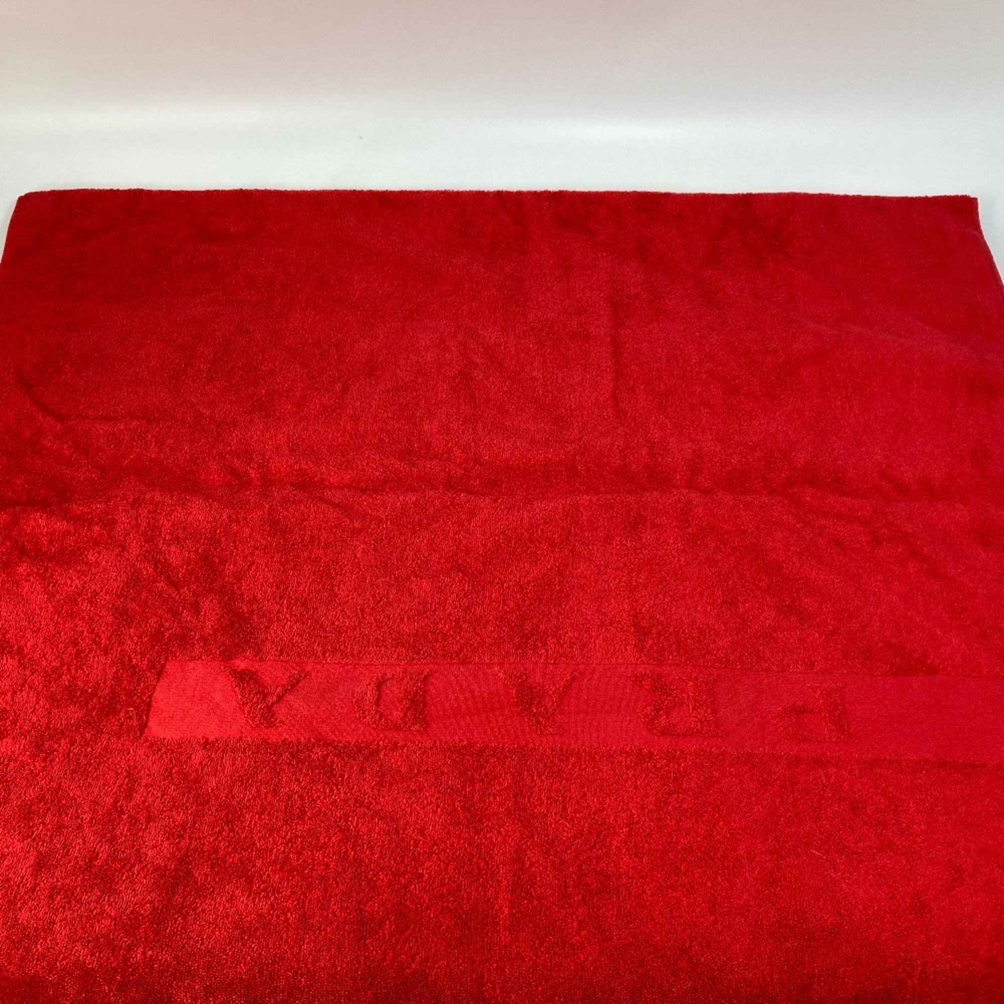 PRADA Prada Bath Towel, Knee Blanket, Beach Cotton, Men's, Women's, Red