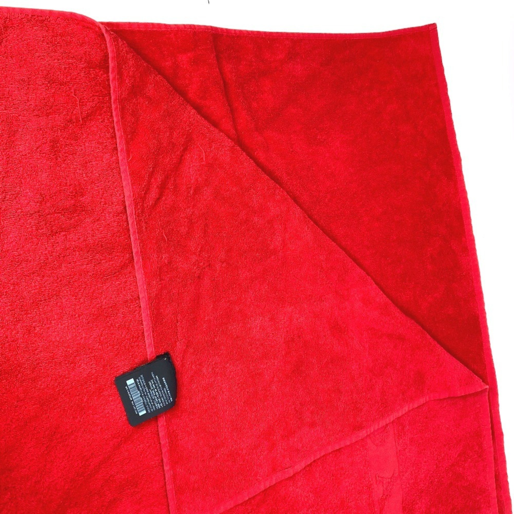 PRADA Prada Bath Towel, Knee Blanket, Beach Cotton, Men's, Women's, Red