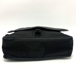 PRADA Prada V166 Bag Shoulder Nylon Leather Men's Black