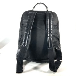 VERSACE Versace Backpack Bag Handbag Rucksack Nylon Leather Men's Black