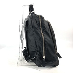 VERSACE Versace Backpack Bag Handbag Rucksack Nylon Leather Men's Black