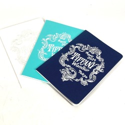 TIFFANY&Co. Tiffany Exhibition Tiffanywonder Venue-limited 3-book set Notebook Memo pad Stationery Paper Women's Navy