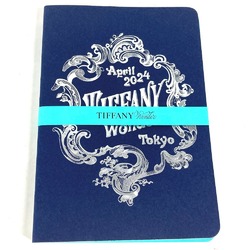 TIFFANY&Co. Tiffany Exhibition Tiffanywonder Venue-limited 3-book set Notebook Memo pad Stationery Paper Women's Navy