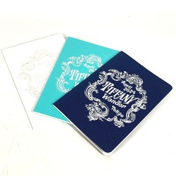 TIFFANY&Co. Tiffany Exhibition Tiffanywonder Venue-limited 3-book set Notebook Memo pad Stationery Paper Women's Navy