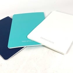 TIFFANY&Co. Tiffany Exhibition Tiffanywonder Venue-limited 3-book set Notebook Memo pad Stationery Paper Women's Navy