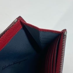 Salvatore Ferragamo Pouch Clutch Bag Leather Men's Red