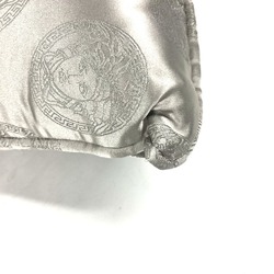 VERSACE Medusa Pillow, Silk, Cushion, Men's, Silver