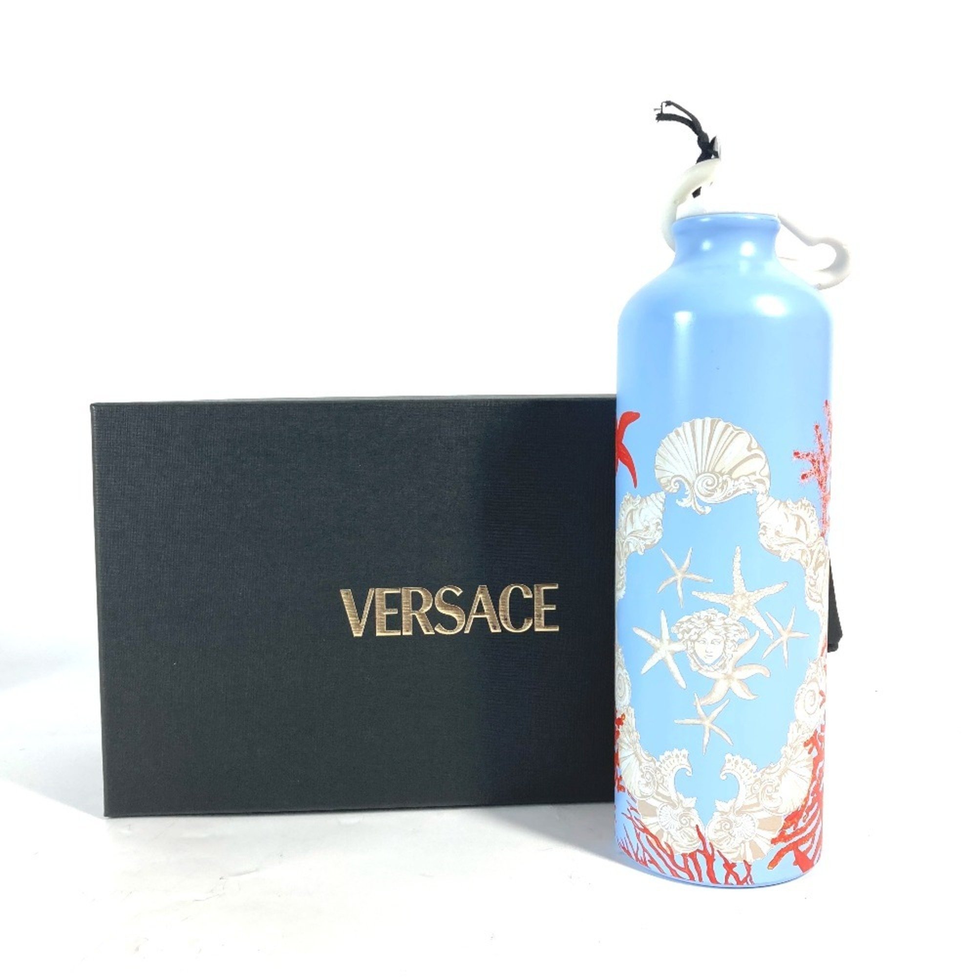 VERSACE Versace Water Bottle Tumbler SS Women's Blue