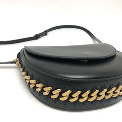 Stella McCartney Sight Chain Bag Shoulder Leather Women's Black