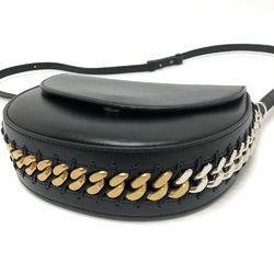 Stella McCartney Sight Chain Bag Shoulder Leather Women's Black