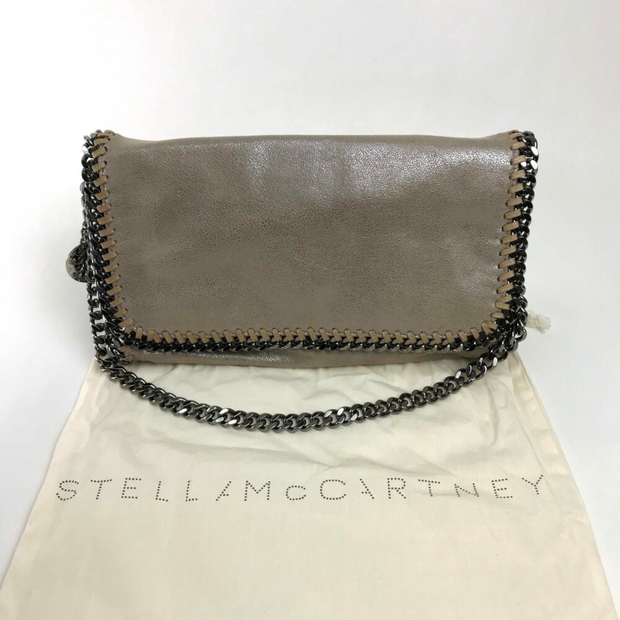 Stella McCartney Falabella Shoulder Bag, Clutch Polyester, Women's, Beige