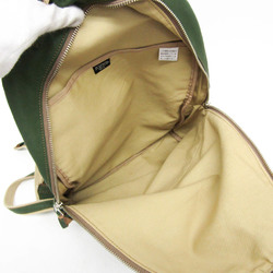 Porter Men,Women Leather Backpack Green