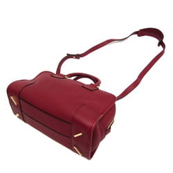 Loewe Amazona 352.12.N03 Women's Leather Handbag,Shoulder Bag Bordeaux