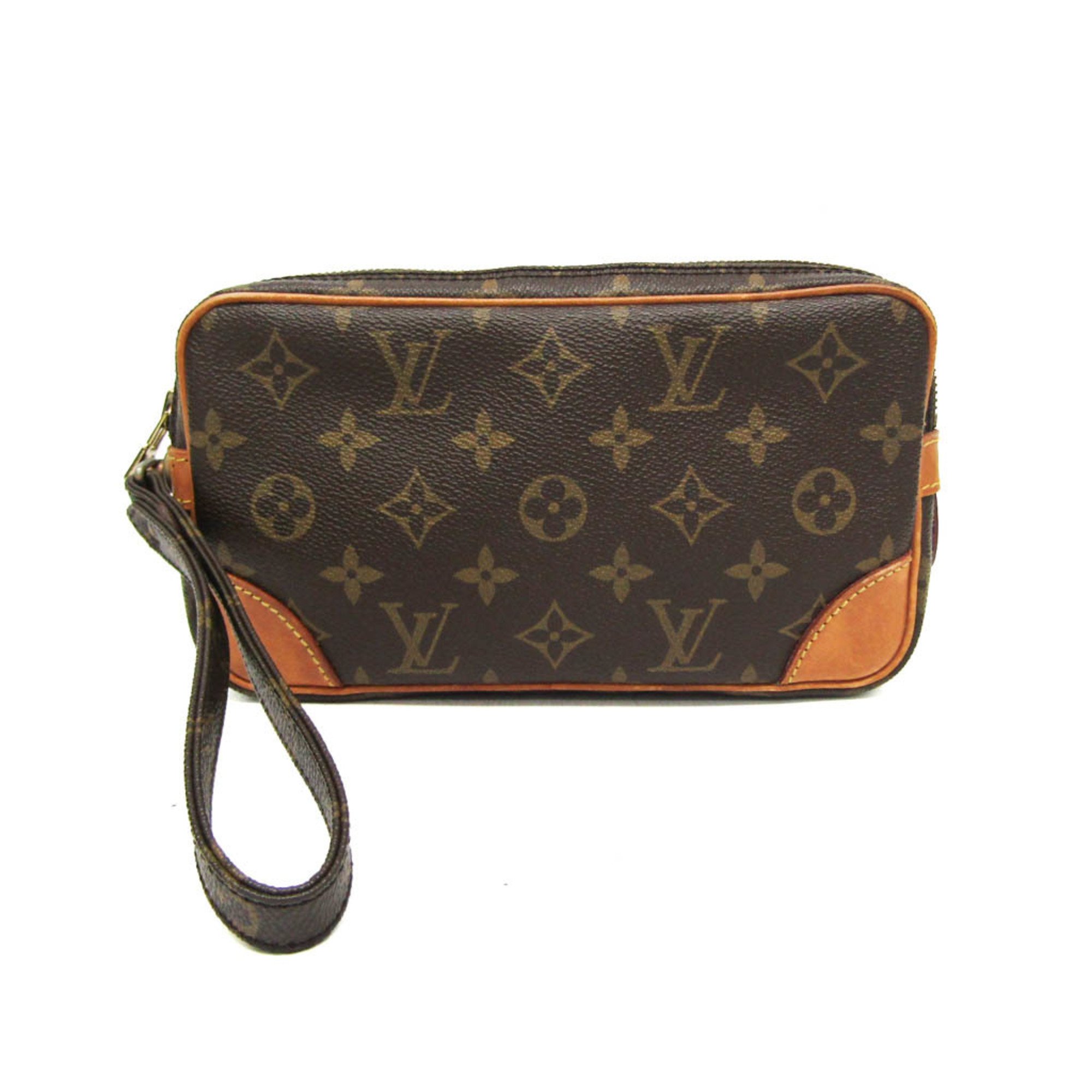 Louis Vuitton Monogram Marly Dragonne PM M51827 Women's Clutch Bag Monogram