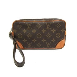 Louis Vuitton Monogram Marly Dragonne PM M51827 Women's Clutch Bag Monogram