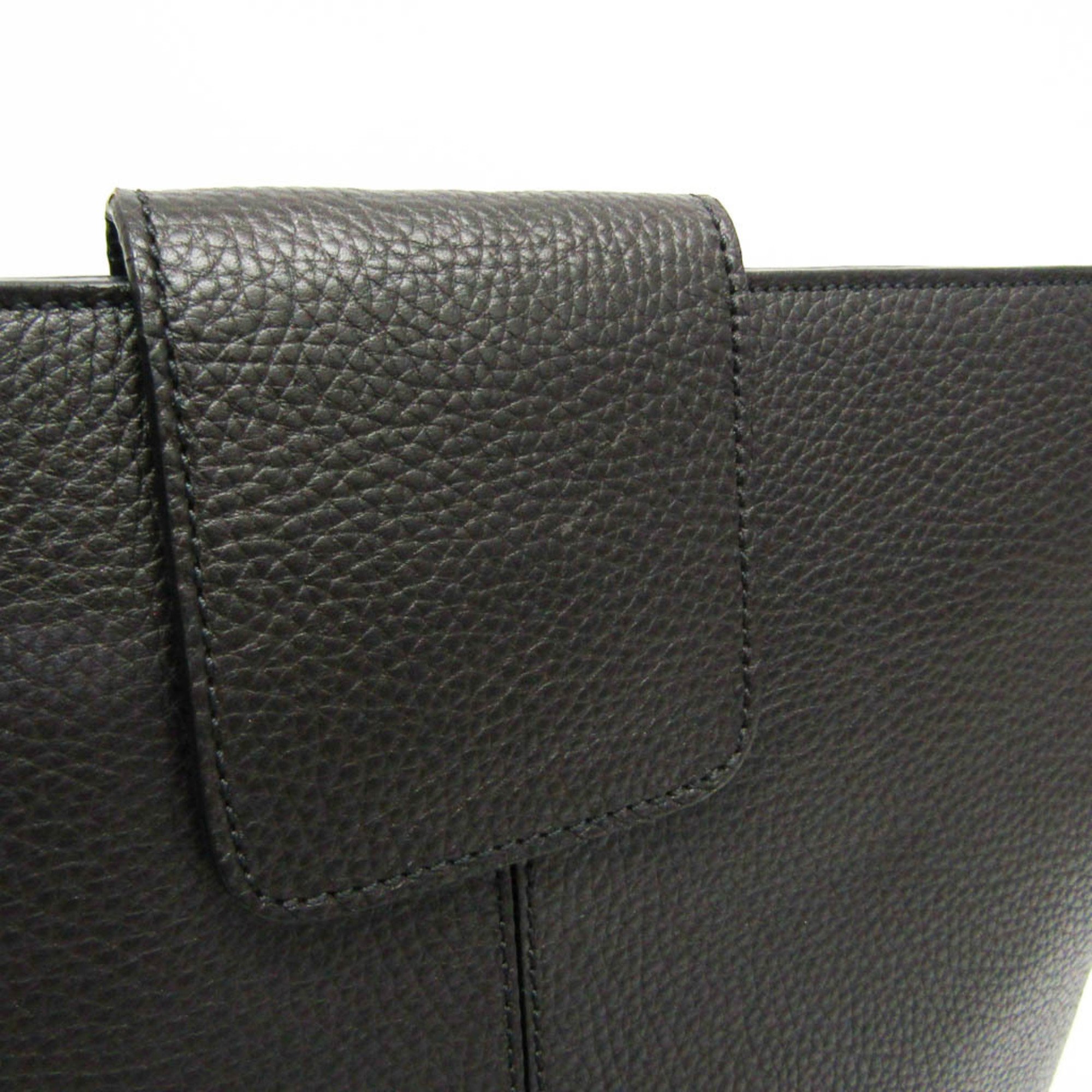 Cartier Women,Men Leather Shoulder Bag Black