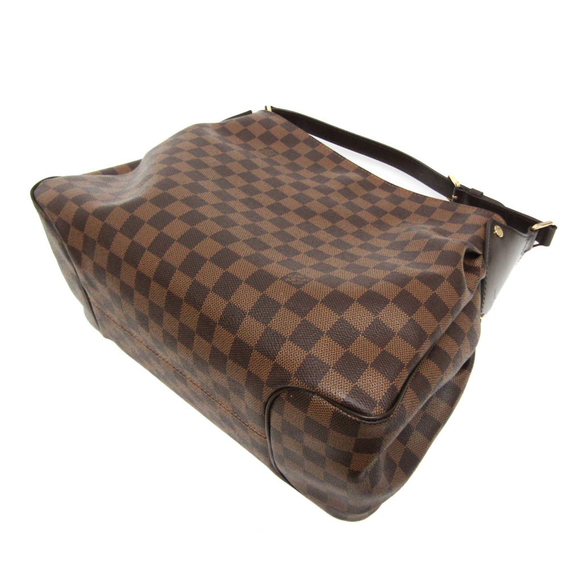 Louis Vuitton Damier Reggia N63542 Women's Shoulder Bag Ebene