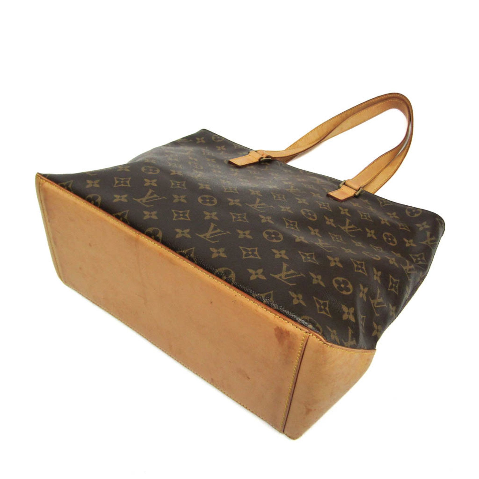 Louis Vuitton Monogram Cabas Mezzo M51151 Women's Tote Bag Brown