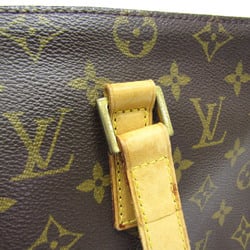 Louis Vuitton Monogram Cabas Mezzo M51151 Women's Tote Bag Brown