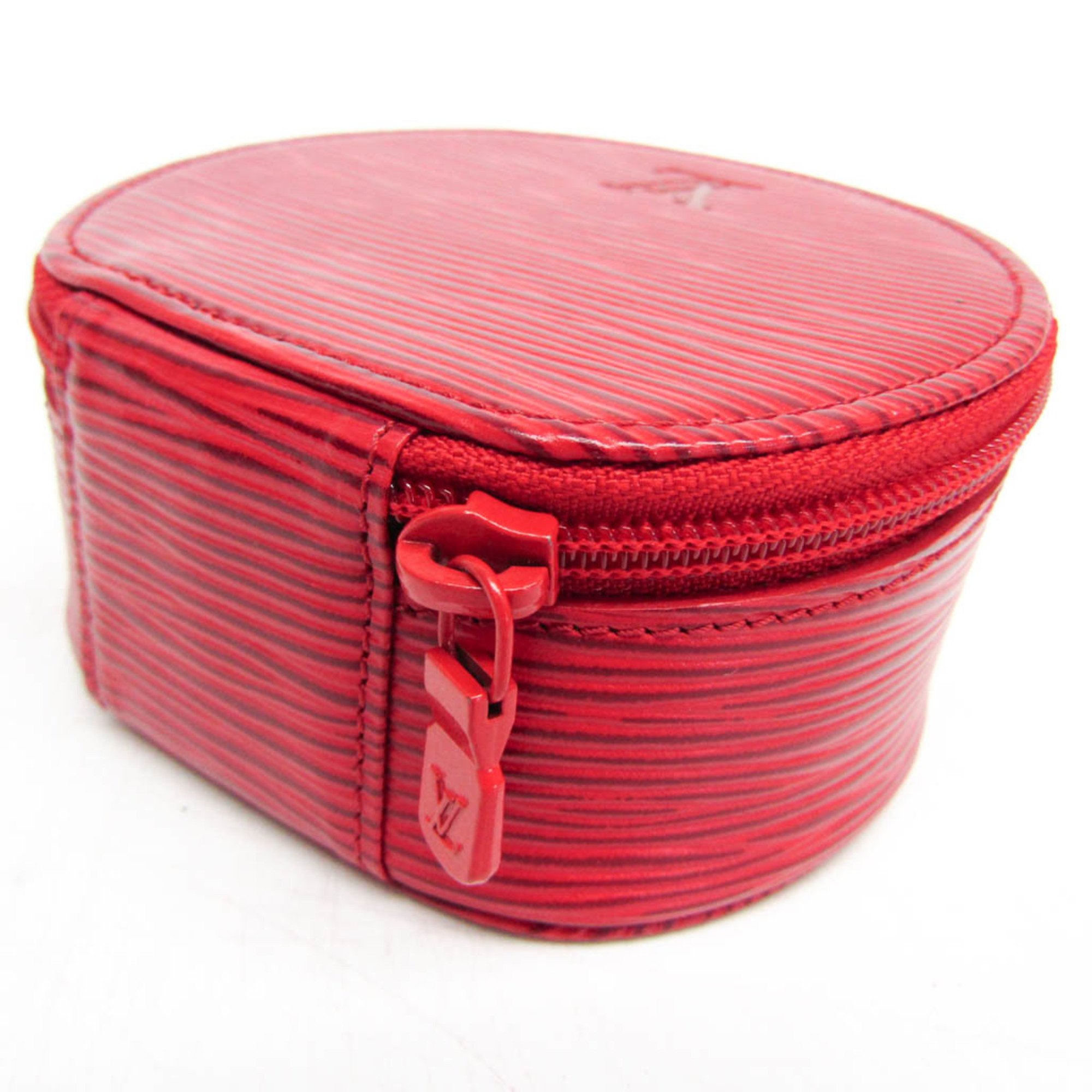 Louis Vuitton Epi Ecrin Bijoux 10 M48217 Jewelry Case Castilian Red Epi Leather