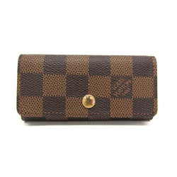 Louis Vuitton Damier Multicles 4 N62631 Men,Women Damier Canvas Key Case Ebene